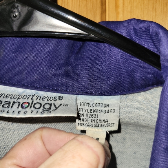 Vintage Newport News Jeanology Jacket Size 14 Y2K Dragon FloralEmbroidered Denim - Picture 7 of 14